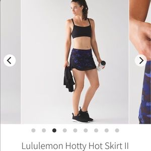EUC Lululemon Hotty Hot Skort